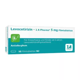 LEVOCETIRIZIN-1A Pharma 5 mg compresse rivestite con film, 50 pz