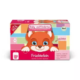 H&S Tè biologico per bambini e neonati, filtro fine alla frutta, 20 x 2,5 g