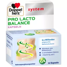 Doppelherz Capsule del sistema di equilibrio Pro Lacto, 10 pz