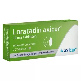 LORATADIN compresse axicur 10 mg, 20 pz