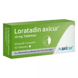 LORATADIN axicur 10 mg compresse, 50 pz