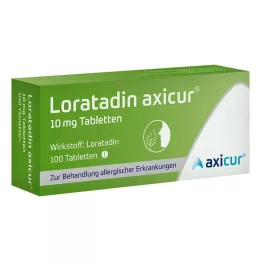 LORATADIN axicur 10 mg compresse, 100 pz