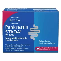 PANKREATIN STADA 20.000 capsule rigide gastroresistenti, 50 pz