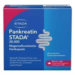 PANKREATIN STADA 20.000 capsule rigide gastroresistenti, 200 pz
