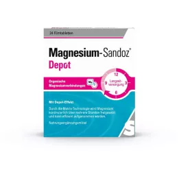 Magnesio Sandoz Compresse del film Depot, 24 pz