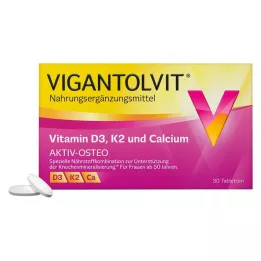 VIGANTOLVIT Vitamina D3 K2 Calcio compresse rivestite con film, 30 pz