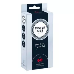 MISTER Preservativi taglia 60, 10 pezzi