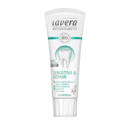 Lavera Dentifricio sensibile e riparazione con fluoro, 75 ml