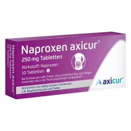 NAPROXEN axicur 250 mg compresse, 10 pz