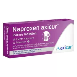 NAPROXEN axicur 250 mg compresse, 20 pz