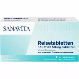 REISETABLETTEN Sanavita 50 mg compresse, 20 pz
