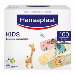 HANSAPLAST Strisce di cerotto per bambini universali, 100 pezzi