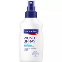 Hansaplast Spray ferita per pulizia ferita antisettica, 100 ml