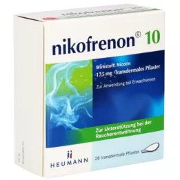 NIKOFRENON 10 Pavimentazione transdermica Heumann, 28 pz