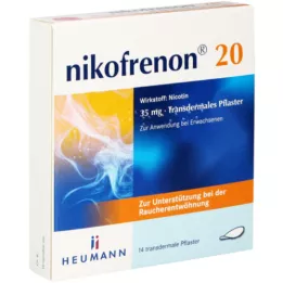 NIKOFRENON 20 Pavimentazione transdermica Heumann, 14 pz