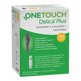 ONE TOUCH Lancette ad ago Delica Plus, 100 pz