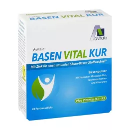 BASEN VITAL KUR più vitamina D3+K2 in polvere, 20 pz