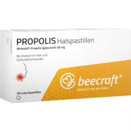 BEECRAFT Propolis Halspastilles, 30 pz