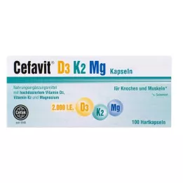 CEFAVIT D3 K2 Mg 2.000 UI capsule rigide, 100 pz