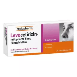 LEVOCETIRIZIN-ratiopharm 5 mg compresse rivestite con film, 20 pz