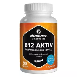 B12 AKTIV 1.000 µg compresse vegane, 90 pz