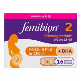 FEMIBION 2 confezioni combinate per la gravidanza, 2X112 pezzi