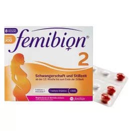 FEMIBION 2 Gravidanza+Allattamento senza iodio Kpg., 2X60 St