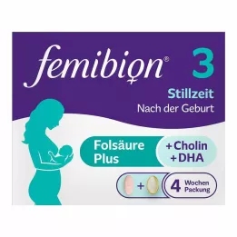 FEMIBION 3 confezioni combinate per lallattamento al seno, 2X28 pezzi