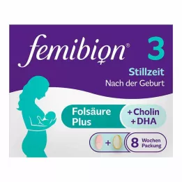 FEMIBION 3 confezioni combinate per lallattamento al seno, 2X56 pezzi
