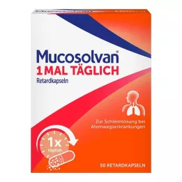 MUCOSOLVAN 1 volta al giorno capsule a rilascio prolungato, 50 pz