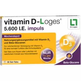 VITAMIN D-LOGES 5.600 UI impulso settimanale deposito KTA, 30 pz