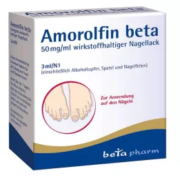 AMOROLFIN beta 50 mg/ml principio attivo smalto per unghie, 3 ml