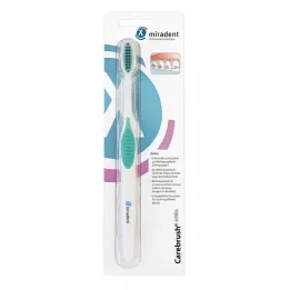 MIRADENT Spazzolino ortodontico Carebrush bianco/verde, 1 pz