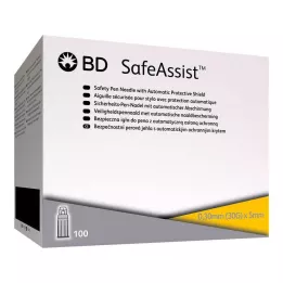 BD SAFEASSIST Aghi per penna di sicurezza 30 G 5 mm, 100 pz