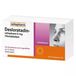 DESLORATADIN-ratiopharm 5 mg compresse rivestite con film, 50 pz