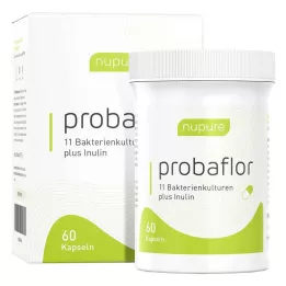 NUPURE probiotici probaflor per riabilitazione intestinale caps., 60 pz