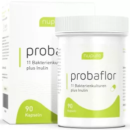 NUPURE probaflor probiotici per la pulizia intestinale capsule, 90 pz