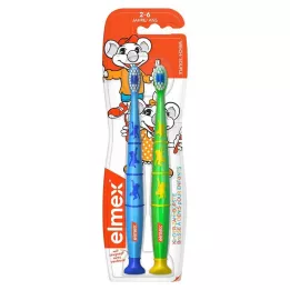ELMEX Spazzolino da denti per bambini Duo Pack, 2 pezzi