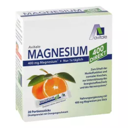 MAGNESIUM 400 stick di porzione diretta Arancia, 20X2,1 g