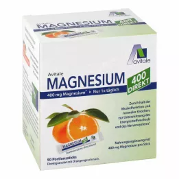 MAGNESIUM 400 stick di porzione diretta Arancia, 50X2,1 g