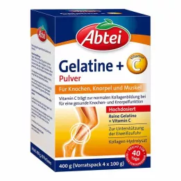 Abtei Gelatina più Vitamina C Polvere, 400 G