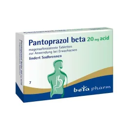 Pantoprazolo beta 20 mg compresse gastroresistenti acide, 7 pz