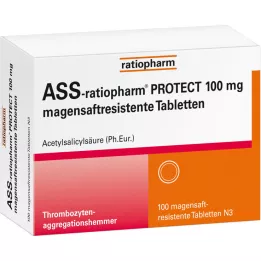 ASS-ratiopharm PROTECT 100 mg compresse gastroresistenti, 100 pz