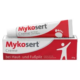 MYKOSERT Crema per funghi della pelle e dei piedi, 20 g