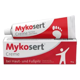 MYKOSERT Crema per funghi della pelle e dei piedi, 50 g