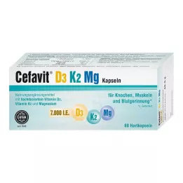 CEFAVIT D3 K2 Mg 7.000 UI capsule rigide, 60 pz