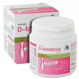 D-MANNOSE PLUS 2000 mg polvere con vitamine e minerali, 100 g
