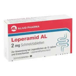 Loperamide AL 2 mg compresse orodispersibili, 6 pz
