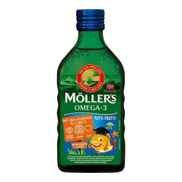 Möller`s Omega-3 Kids olio aromatizzato alla frutta, 250 ml