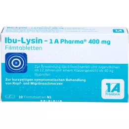 IBU-LYSIN 1A Pharma 400 mg compresse rivestite con film, 10 pz